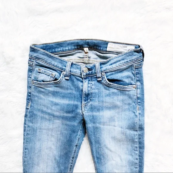 Rag & Bone Ripped Denim Jeans Ripped Capri sz25 - Picture 5 of 7